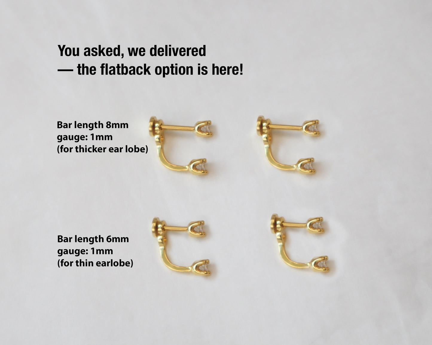FRONT BACK EARRINGS