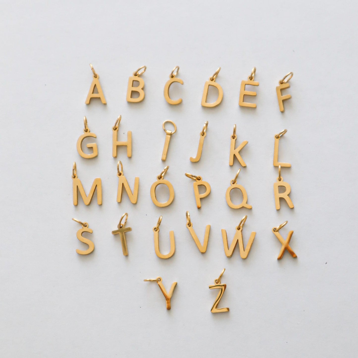 Waterproof-Gold Tiny Dainty Initial stainless steel Necklace, Personalized Letter Necklace, WATERPROOF, Initial Necklace,Gift For Her