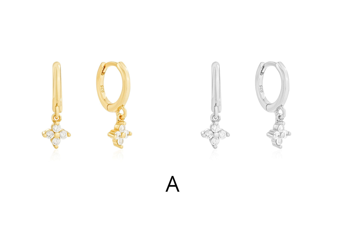 CLOVER FLOWER EARRING SET 2.0